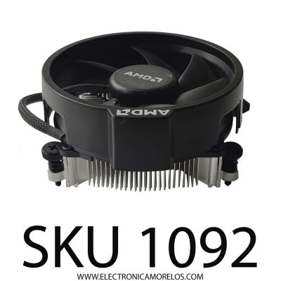 VENTILAOR PARA CPU AMD Wraith Stealth 4 PINES CON DISIPADOR DE CALOR DE ALUMINIO Y VENTILADOR	